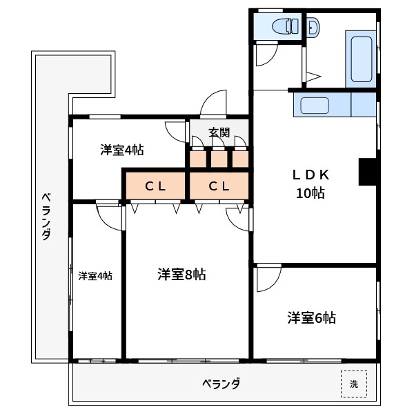 川中マンション 間取り