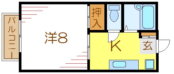 セジュール恵友   間取り図