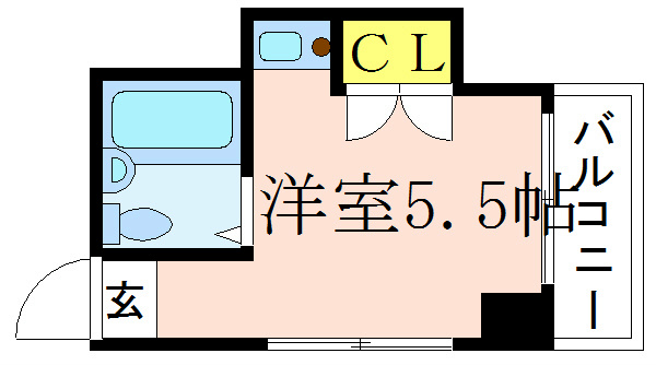 ハイツ大田  304号室 間取り