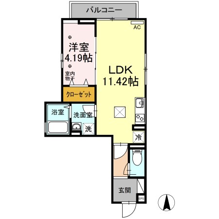 アンリジエール  間取り図