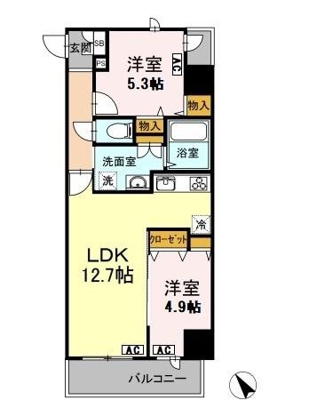 コンシェリア東京IRIYA　STATION　FRONT  間取り