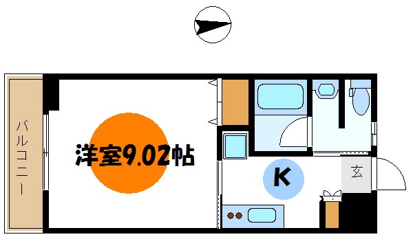 パークサイド菅原橋 間取り図