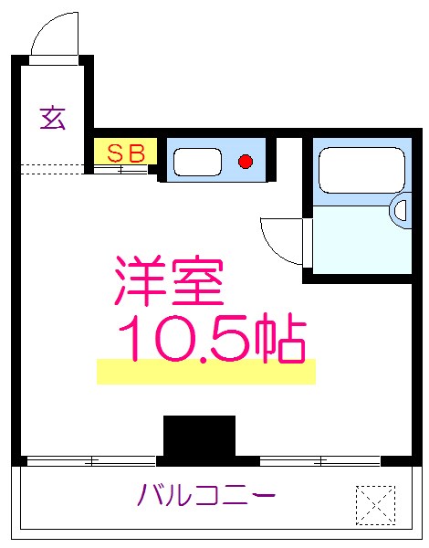 ミドリハイツ 間取り図