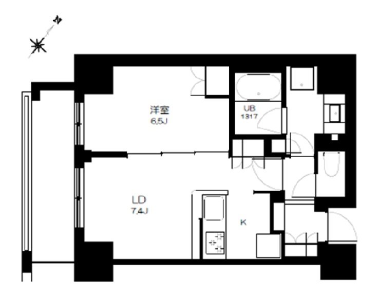 プライマル勝どき  間取り図