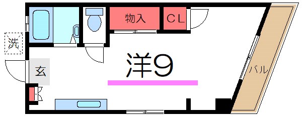 山惣マンション  間取り図