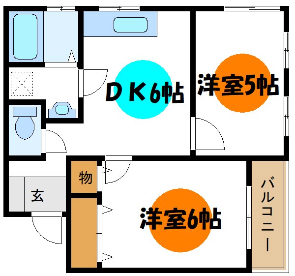 バリアント福島 間取り図