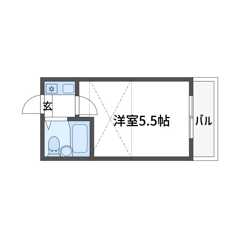 サンエール十条  間取り