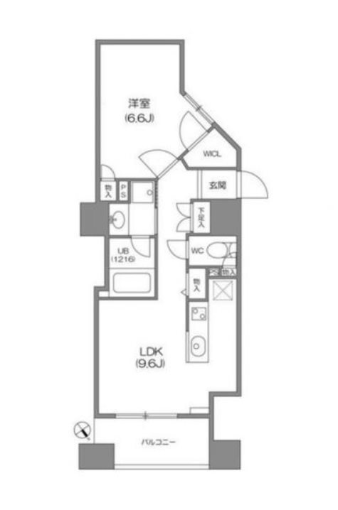 ルクレ新川レジデンス 間取り図