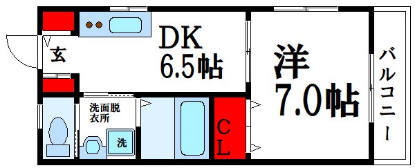 サニーサイド高砂  間取り図