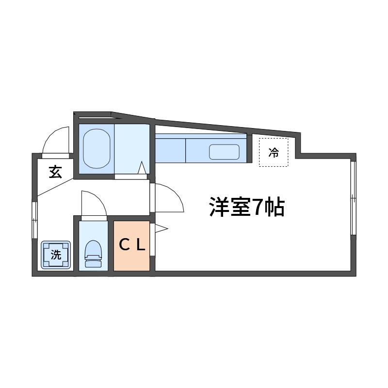 新栄荘 間取り図