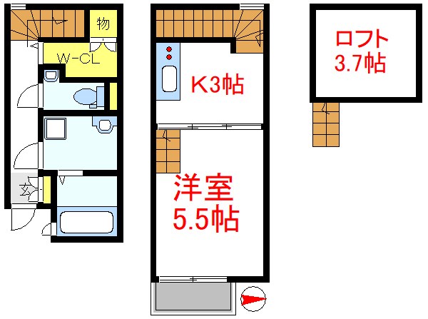 HaumeaⅠ 間取り図