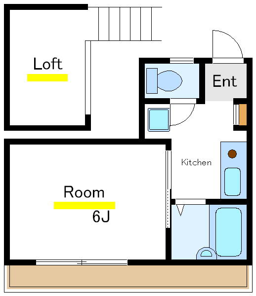 テラス今川B 間取り図