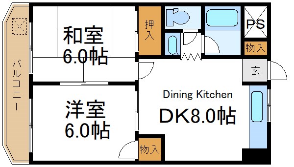 ユーキハイツ  間取り図