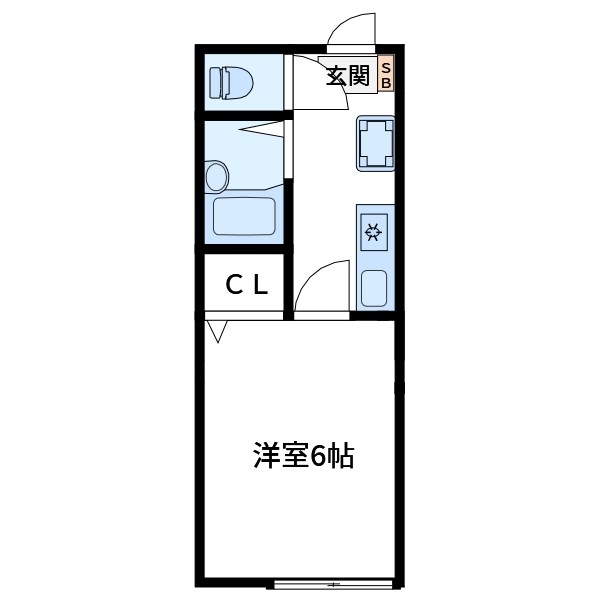 ニューライフ四つ木 間取り図