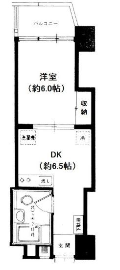 門前仲町東豊エステート   間取り図