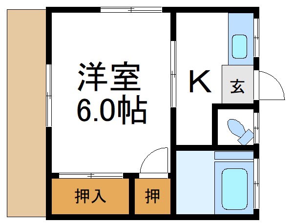 第三下島荘  間取り