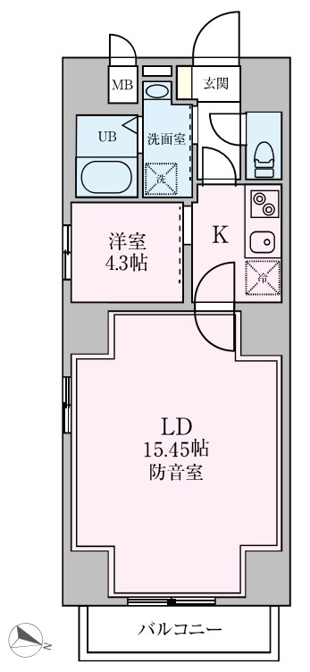 ラシクラスInfina日本橋   間取り