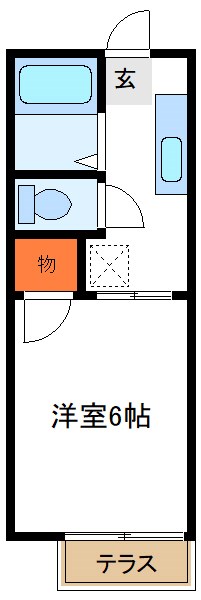 ファミーユ谷中 間取り図