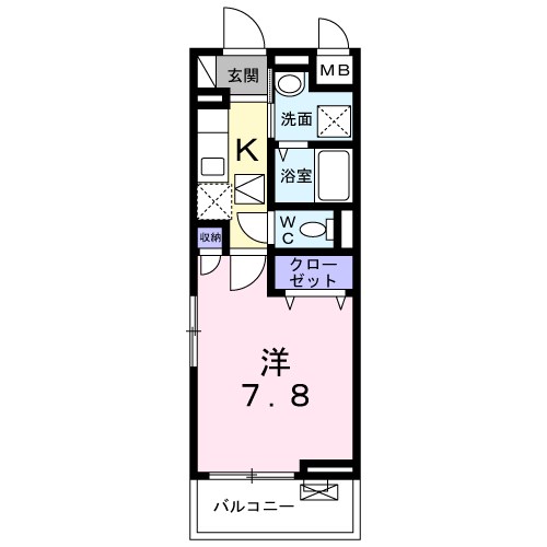 グリーンナギ  間取り図