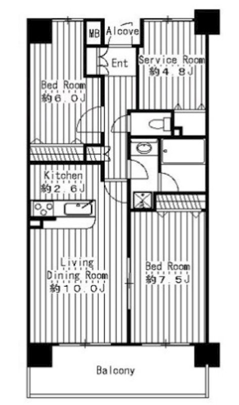 ハワイアンパーク   間取り図