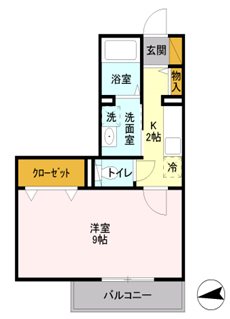 ヴィルヌーブ  間取り図