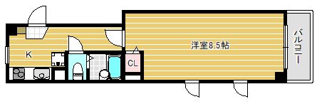 レイ・ローズビル   間取り