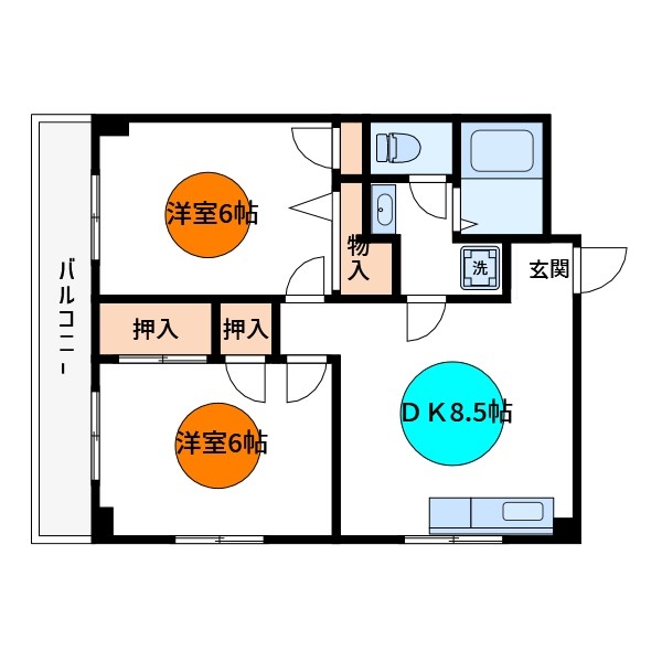 第3森の銀月  間取り