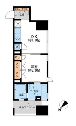 プロスペクトKALON三ノ輪  間取り