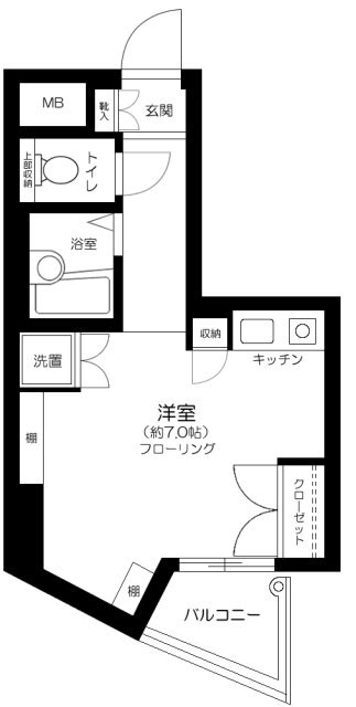 リバーサイドタワー蔵前  間取り図