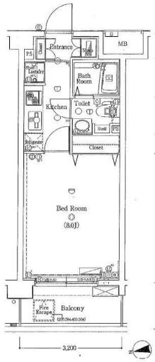 エクセリア東京イーストプレイス   間取り図