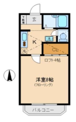 クレール楓 間取り図