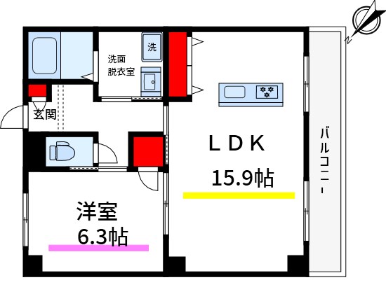 MKG千束 間取り図