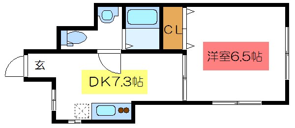 ウラノス小松川 間取り図