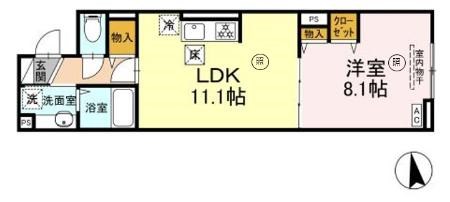 グラナーデ東日暮里 間取り図