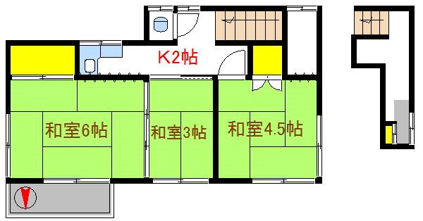 田端新町１丁目アパートA   間取り