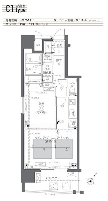 ZOOM日本橋蛎殻町 間取り