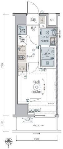 リヴシティ綾瀬WEST 間取り