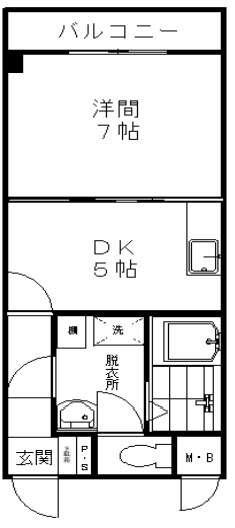 第2ロイヤルシラコ 間取り図