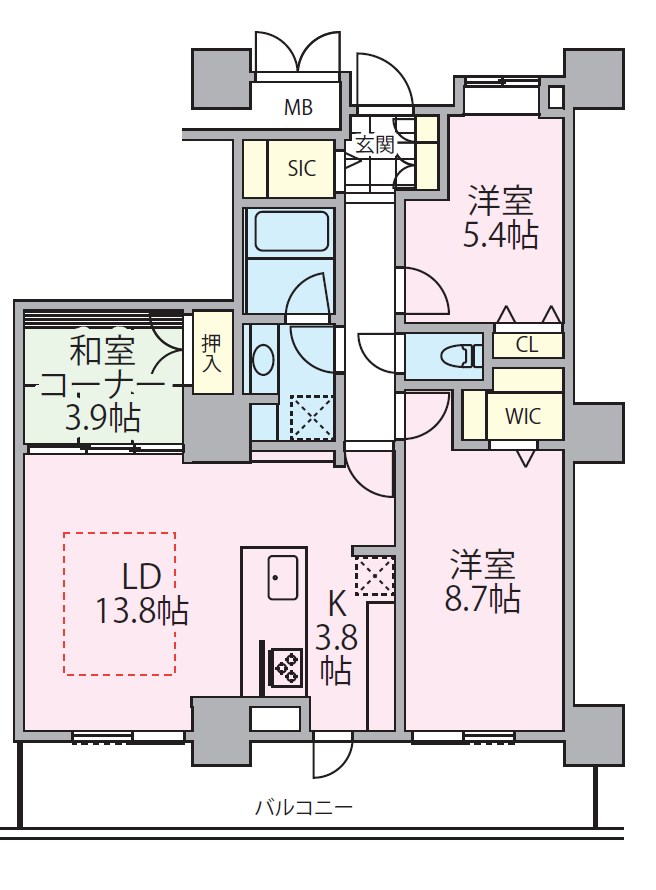 ロイヤルパークスタワー南千住 間取り図