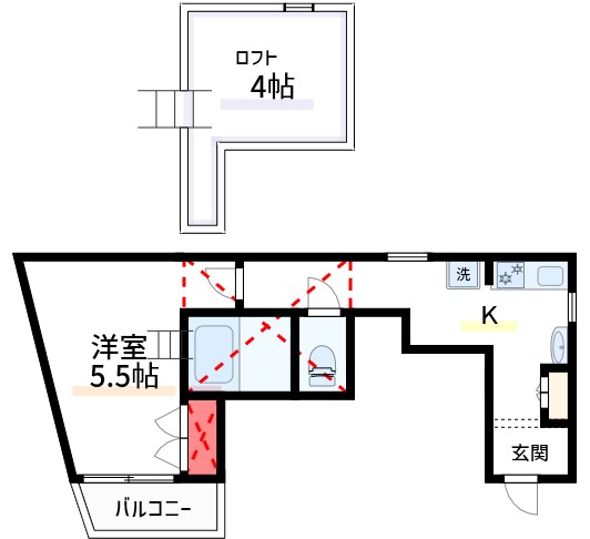 デュ　セレスト舎人 間取り図