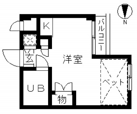 ＴＯＰ・町屋第１  間取り