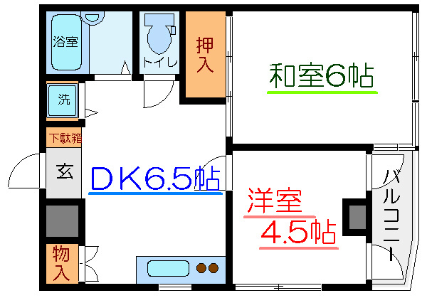 サンシャルム堀 間取り図