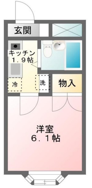 アビタシオンひぐちⅡ 間取り図