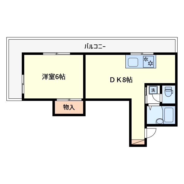 神谷コーポ 間取り