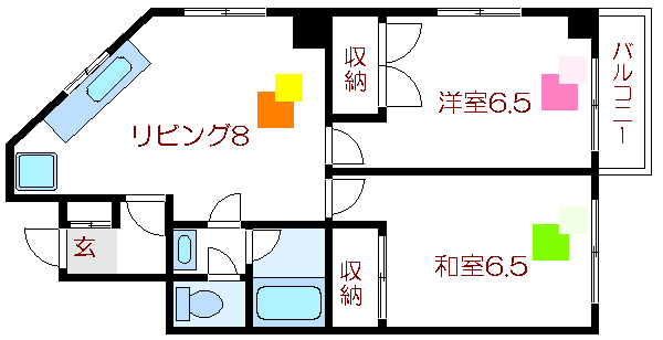 メゾン深川   間取り