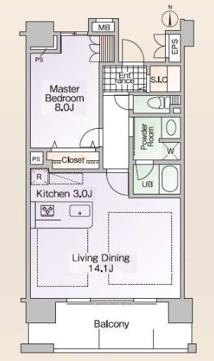 ロイヤルパークス新田 間取り図