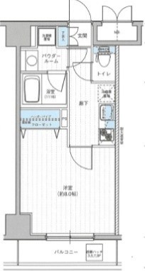 メインステージ西葛西Ⅱ 間取り図