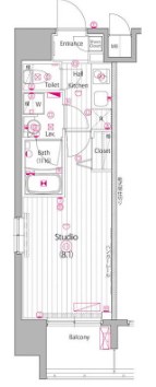 ガーラ・グランディ東陽町 間取り図