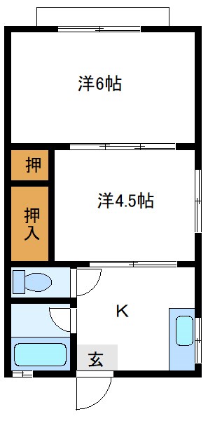 ハイコーポ小松 間取り図