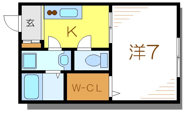 メゾン・ユニ 間取り図